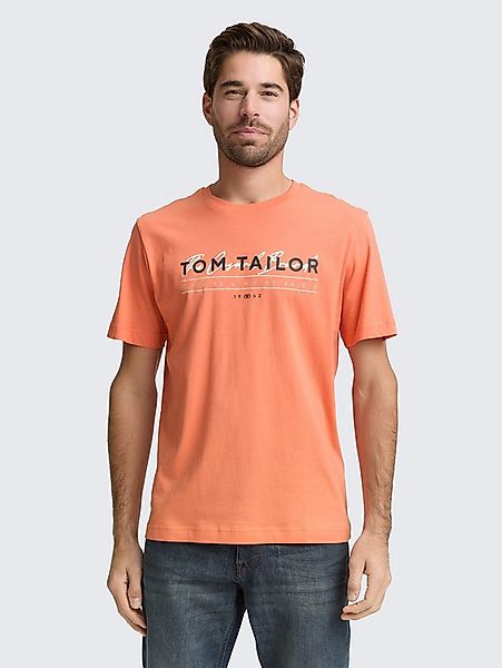 TOM TAILOR T-Shirt T-Shirt T-Shirt mit Logo-Print günstig online kaufen