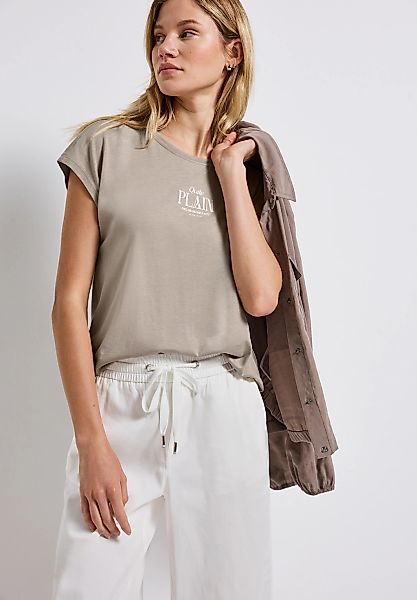STREET ONE Shirttop, mit Wording Print günstig online kaufen
