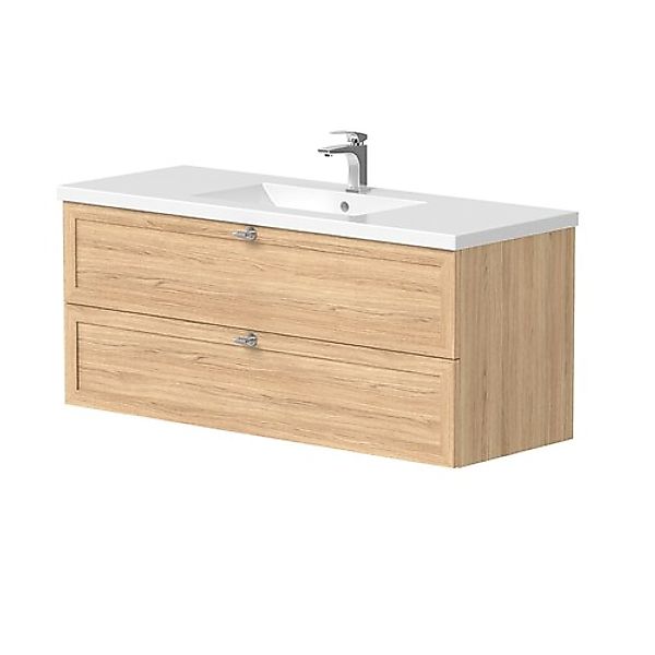 welltime Waschtisch »Rustic«, mit Soft-Close-Funktion, Breite 121,5 cm, Eic günstig online kaufen