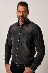 JP1880 Businesshemd JP1880 Jeanshemd Langarm Kentkragen günstig online kaufen