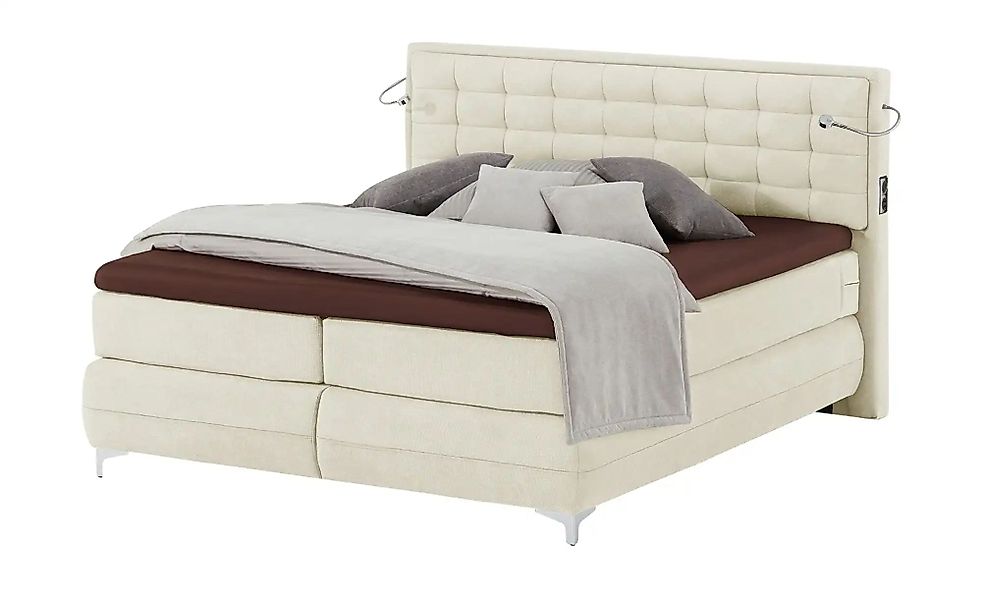 Musterring Boxspringbett Premiumversion Dubai ¦ creme ¦ Maße (cm): B: 217 H günstig online kaufen