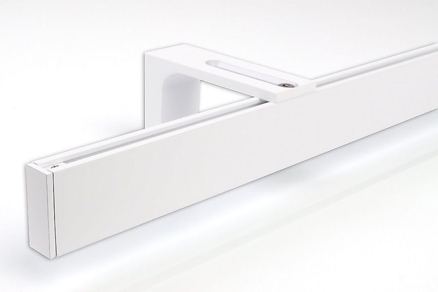 Deco-Raum Gardinenstange Innenlauf eckig, 1-läufig, Wunschmaßlänge, kürzbar günstig online kaufen