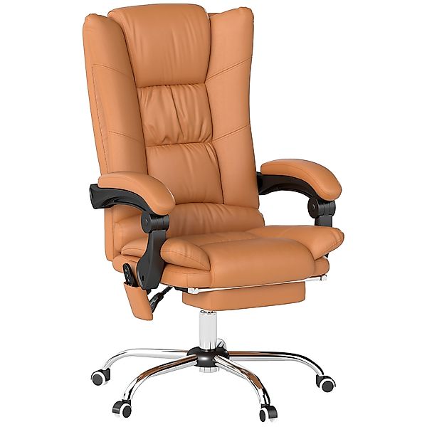 Vinsetto Bürostuhl mit Vibrationsmassage Ergonomischer Chefsessel mit Lende günstig online kaufen
