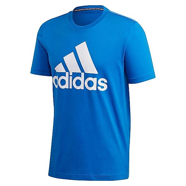 Adidas Must Have Badge Of Sport Kurzärmeliges T-shirt L Blue / White günstig online kaufen