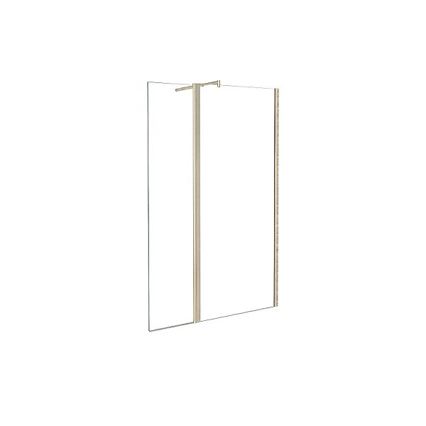 AICA Walk in Duschwand B.120xH.200cm mit Flipper-Panel B.40xH.200cm 8mm Kla günstig online kaufen