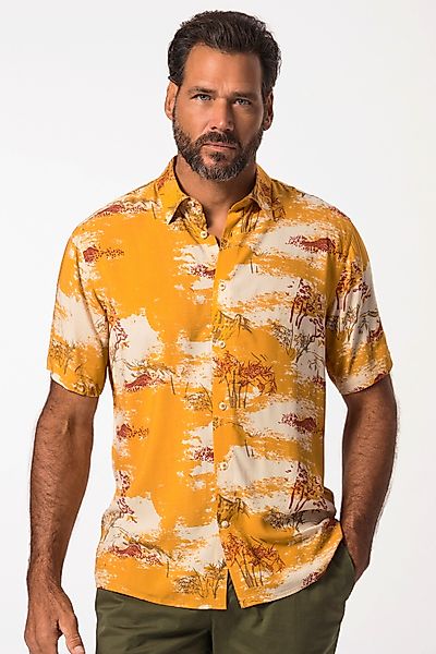JP1880 Kurzarmhemd Hemd Halbarm Alloverprint Kentkragen günstig online kaufen