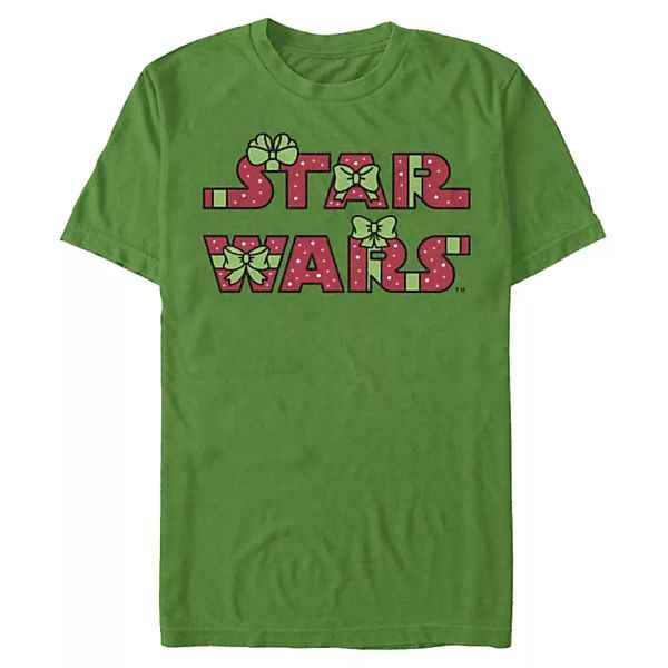 Star Wars - Logo Gift Exchange Sleeve - Weihnachten - Männer T-Shirt günstig online kaufen
