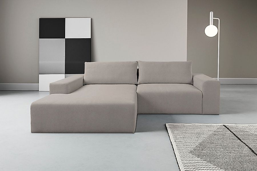 WERK2 Ecksofa "Rio, elegant & bequem, Breite 262 cm, L-Form" Puristisches D günstig online kaufen