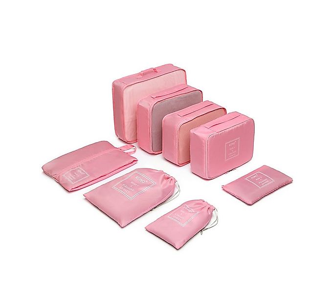 KONO Kofferorganizer Organizer Set 8-teilig für Koffer Kleidung platzsparen günstig online kaufen