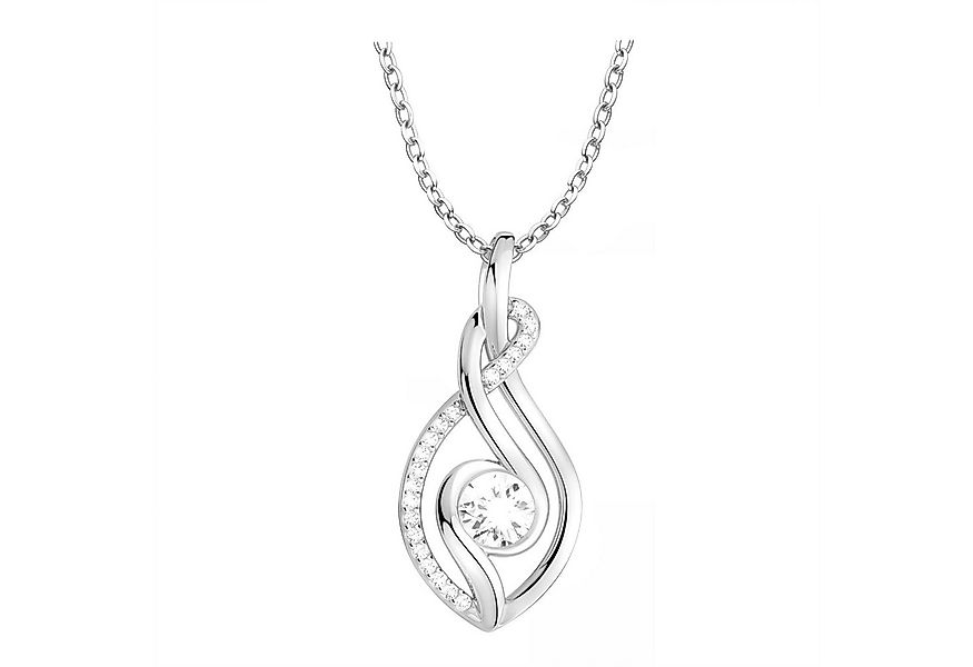 Sofia Milani Kette mit Anhänger Unendlich Infinity, 925 Silber Damen Schmuc günstig online kaufen
