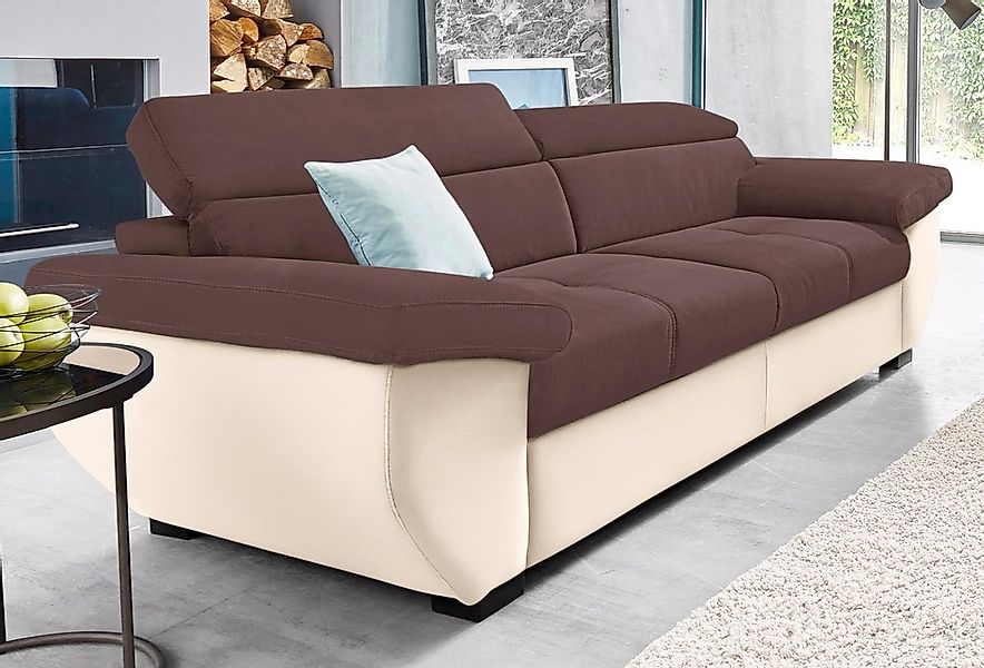 COTTA 2,5-Sitzer "Speedway", Big-Sofa mit Kopfteilverstellung günstig online kaufen