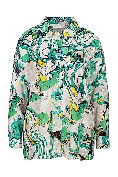 RICHROYAL Langarmbluse Bedruckte Oversize Bluse aus günstig online kaufen