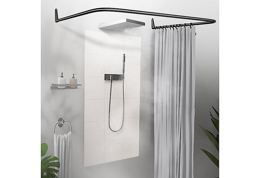 Erica Duschvorhangstange Winkelstange Dusche 85x95x85 cm, Duschstange für V günstig online kaufen