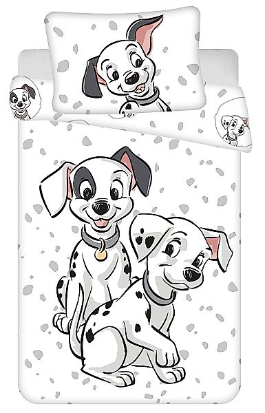 Disney Kinderbettwäsche Disney 101 Dalmatiner Babybettwäsche günstig online kaufen
