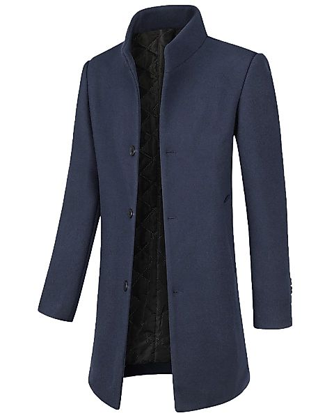 Allthemen Wollmantel verdickter Wintermantel mittellanger Mantel günstig online kaufen