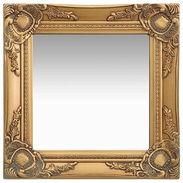 vidaXL Wandspiegel im Barock-Stil 40x40 cm Golden 320305 günstig online kaufen