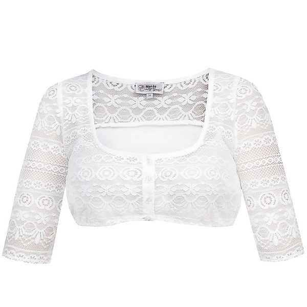 MarJo Dirndlbluse 'Ganina-Candia' Traditionell Halbarm, Offwhite günstig online kaufen