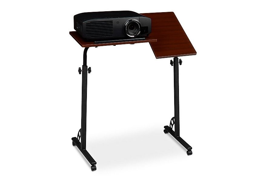 relaxdays Laptoptisch groß höhenverstellbar, rot günstig online kaufen