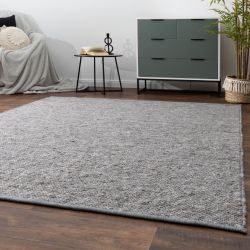 Steffensmeier Wollteppich Benin mit Fusselstopp, Rechteckig, günstig online kaufen