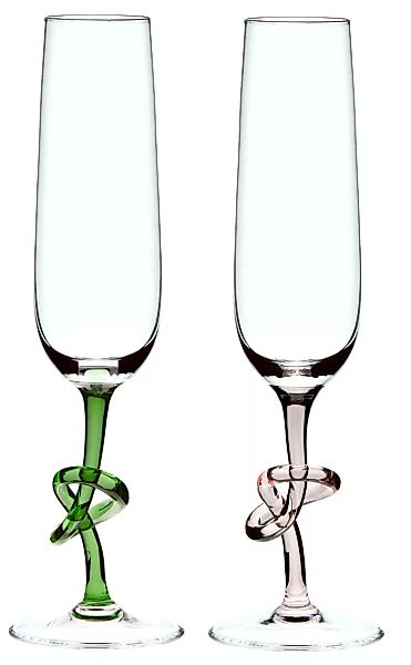 Sektglas Wine Tie Dark Green (240ml) günstig online kaufen