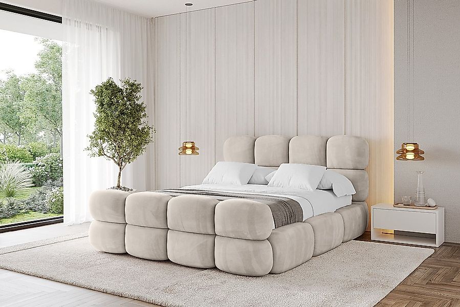 ALTDECOR Polsterbett NOMA-Z (Polsterbett mit Bettkasten und Lattenrost, Box günstig online kaufen