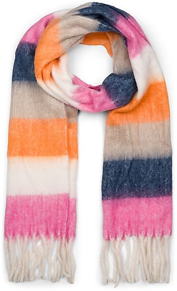 styleBREAKER XXL-Schal "Web Strickschal breite Streifen bunt" 1 Stk. günstig online kaufen