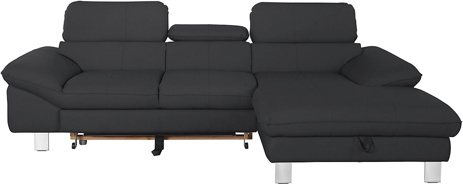 COTTA Ecksofa Driver, mit Kopfteilverstellung, wahlweise mit Bettfunktion günstig online kaufen