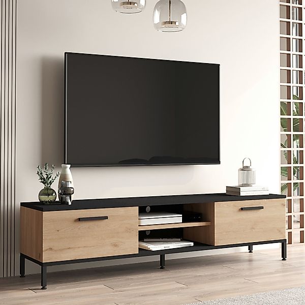 en.casa TV-Schrank »Lempäälä« mit 2 Schranktüren günstig online kaufen