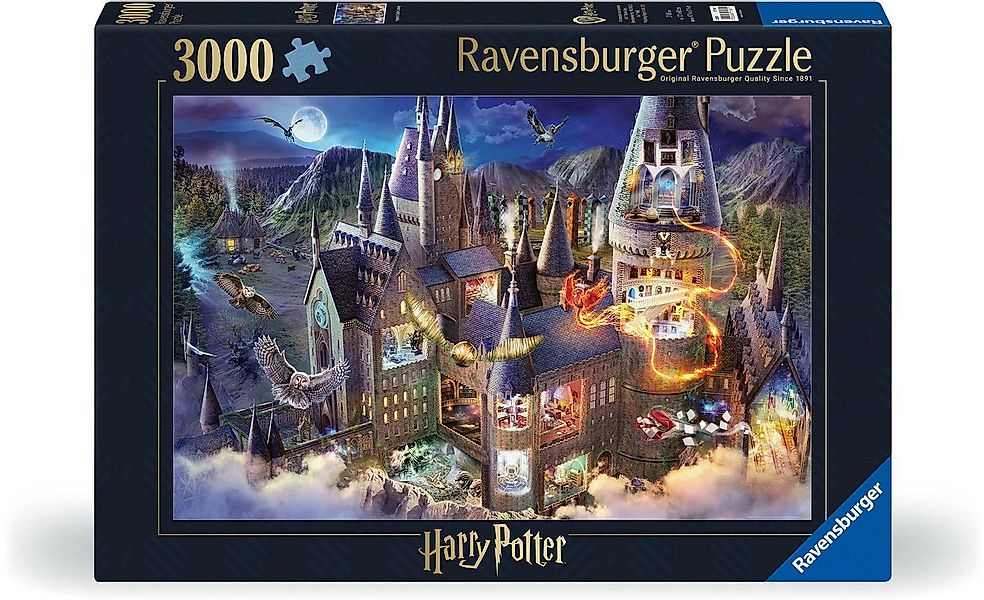 Ravensburger Puzzle 3000 Teile Puzzle Harry Potter Hogwarts Interior 17561, günstig online kaufen