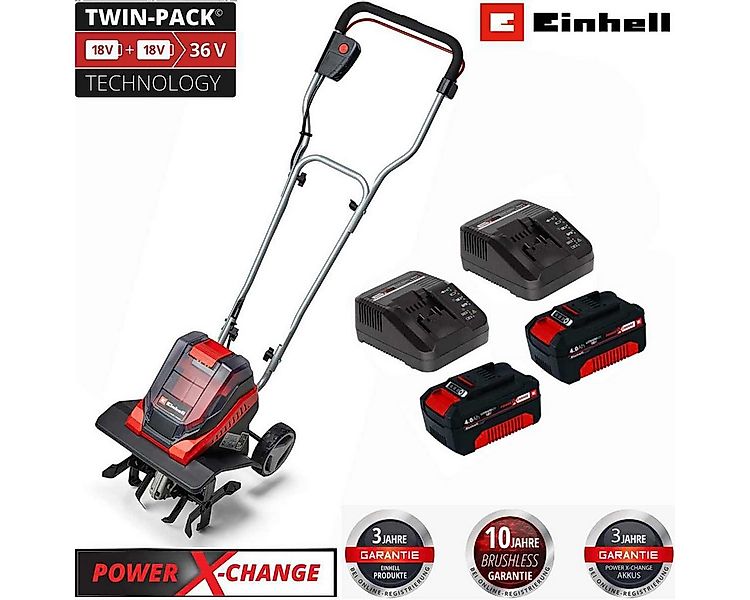 Einhell Akku-Motorhacke Bodenhacke GE-CR 30 Li-Akku 4.0 Ah 36V,(2 X 18V) Po günstig online kaufen