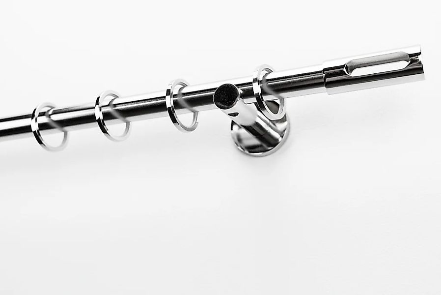 GARESA Gardinenstange "EASY" Ø 20 mm 1 läufig-läufig Wunschmaßlänge Vorhang günstig online kaufen