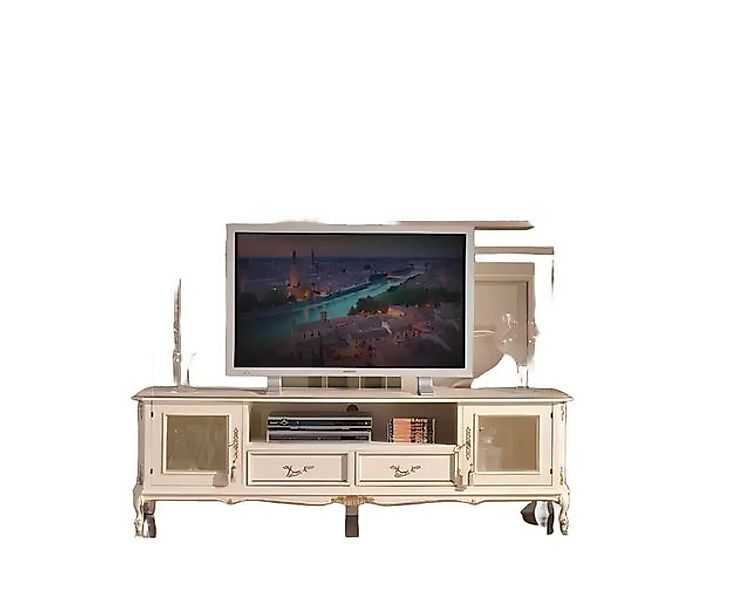 Xlmoebel TV-Schrank Wohnzimmer TV-Möbel Weiß Sideboard Holz Lowboard TV-Stä günstig online kaufen