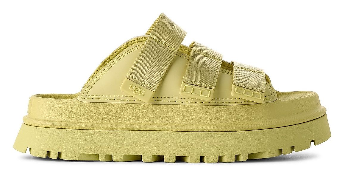 UGG GOLDENGLOW SLIDE Pantolette, Plateauschuh, Sandale, günstig online kaufen