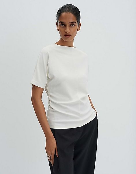 someday Kurzarmshirt Kavora Schmale Passform, figurbetont mit Raffung in de günstig online kaufen