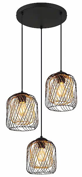 GLOBO LIGHTING Hängeleuchte »DICHTI« E27 1 Stk. Hängelampe/Pendelleuchte/Es günstig online kaufen