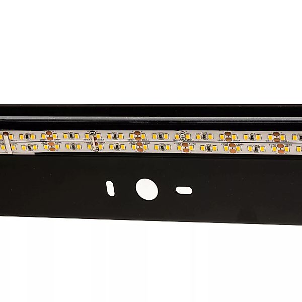 LED-Wandleuchte Mera, Breite 80 cm, schwarz, 4000K günstig online kaufen