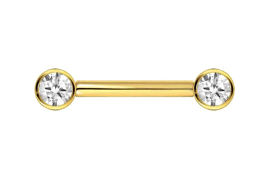 PIERCINGLINE Brustwarzenpiercing Titan Barbell mit Push günstig online kaufen