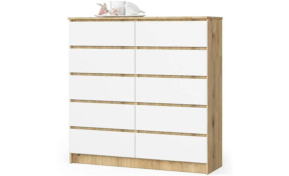 Kommode mit 10 Schubladen Kersten ¦ mehrfarbig ¦ Maße (cm): B: 120 H: 121 K günstig online kaufen