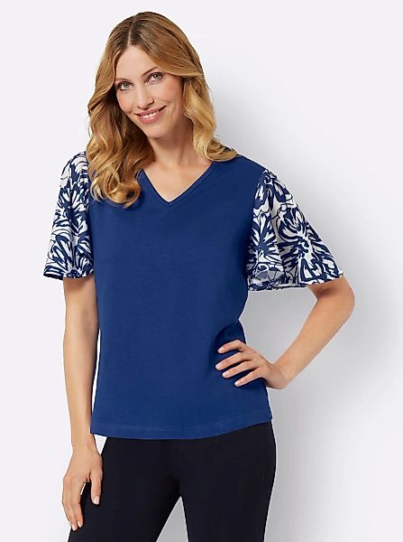 Classic Basics Kurzarmshirt "V-Shirt" 1 Stk. tlg. günstig online kaufen