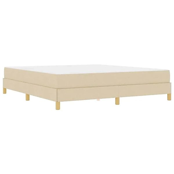 vidaXL Boxspringbett Creme 180 x 200 cm Stoff 3398589 günstig online kaufen