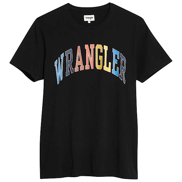 Wrangler Rainbow Kurzärmeliges T-shirt M Black günstig online kaufen