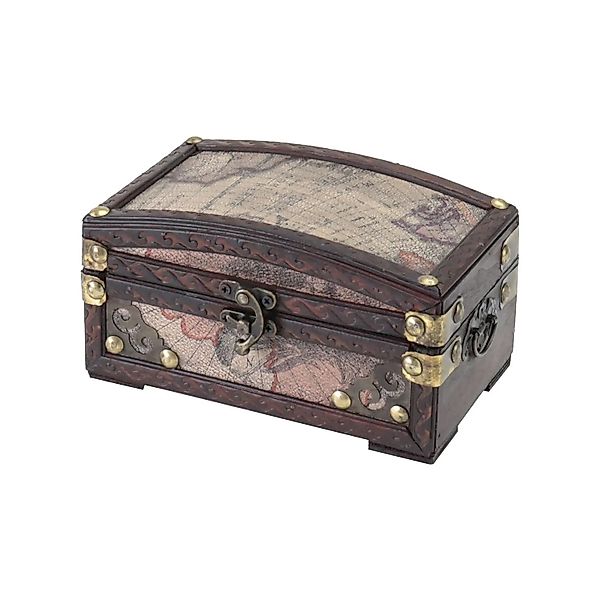 HMF 6405-117 Schmuckschatulle Schatztruhe Schatzkiste Holztruhe Holz 17 x 1 günstig online kaufen