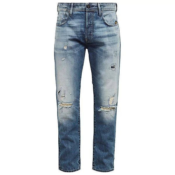G-Star – Alum – Lockere, zerrissene und geflickte Jeans mit karottenförmige günstig online kaufen