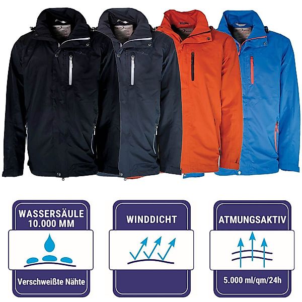 Blue Wave Funktionsjacke Herren Outdoor-Jacke Jupp günstig online kaufen