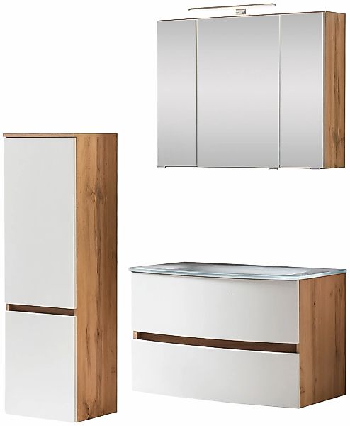 welltime Badezimmer-Set "Kaunas" Set, 3 Stk. tlg. günstig online kaufen