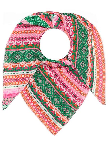 Zwillingsherz Dreieckstuch "Maralda", farbenfrohes Muster, wärmend, Strick günstig online kaufen
