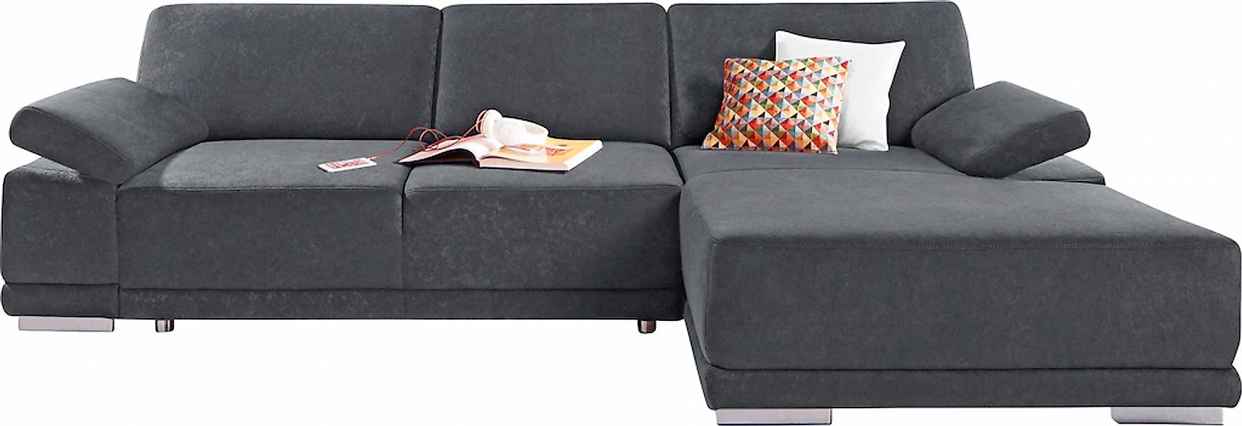 sit&more Ecksofa »Coria L-Form« mit XL-Recamiere, wahlweise mit Bettfunktio günstig online kaufen
