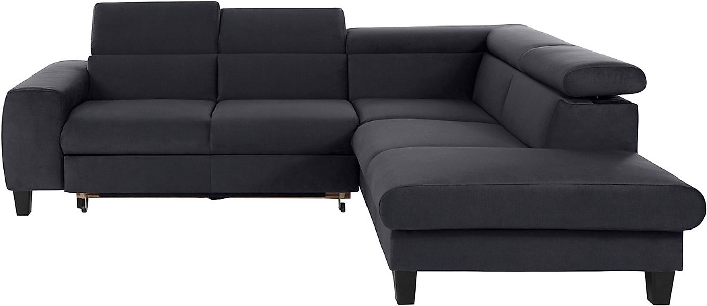 COTTA Ecksofa "Morven L-Form mit Kopfteilverstellung", wahlweise mit Bettfu günstig online kaufen