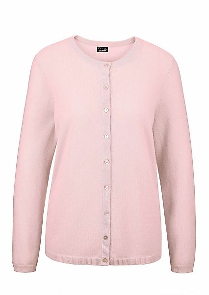 GOLDNER Strickjacke "Kurzgröße Kaschmirstrickjacke mit Rundhals" Ohne günstig online kaufen