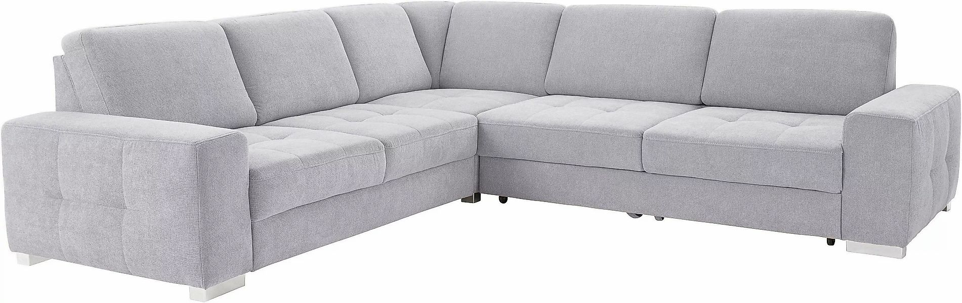 sit&more Ecksofa »Santorini L-Form«, mit Federkern und Sitztiefenverstellun günstig online kaufen